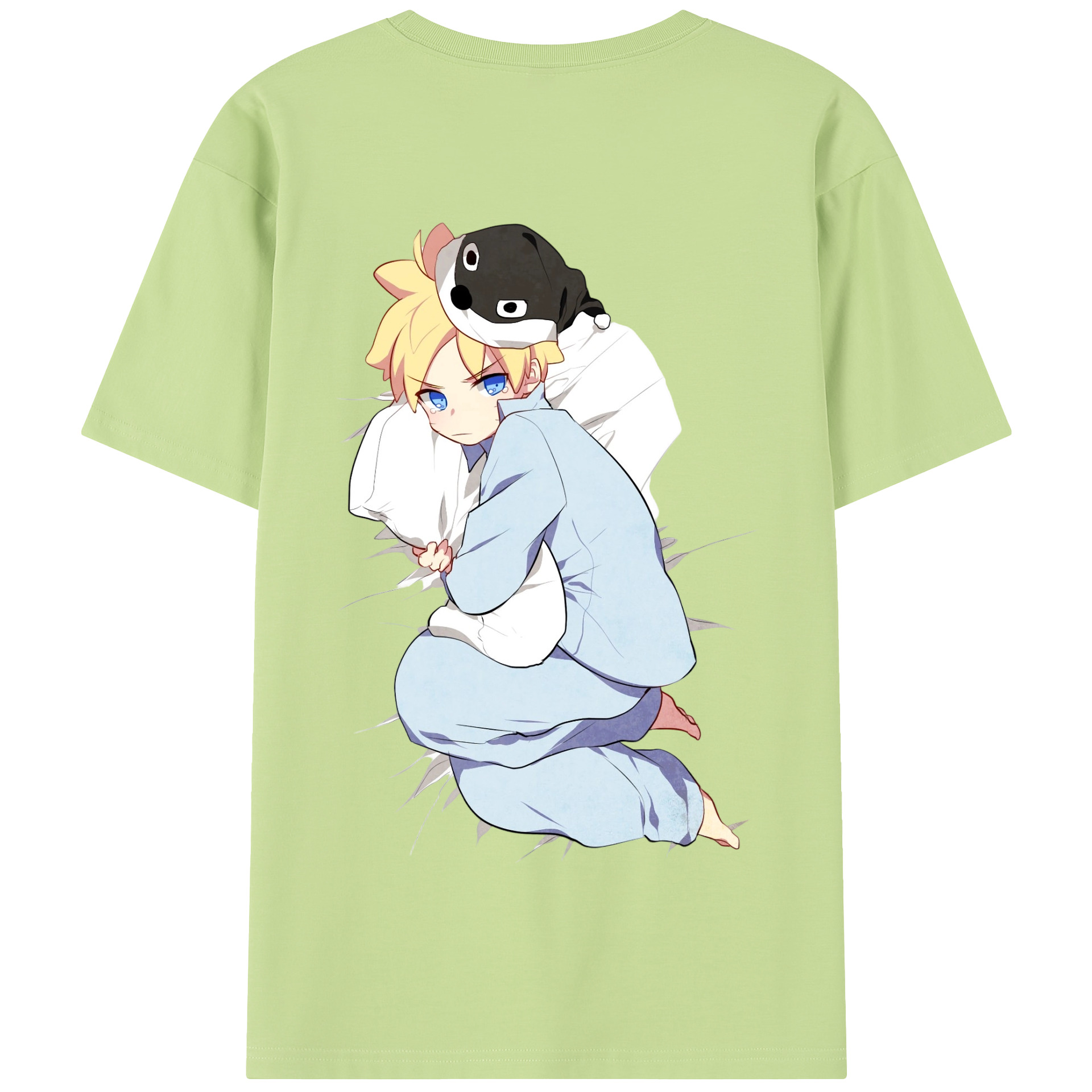 （画像用） NARUTO -ナルト- うずまき ナルト Uzumaki Naruto 綿100％半袖Tシャツ（背面プリント）